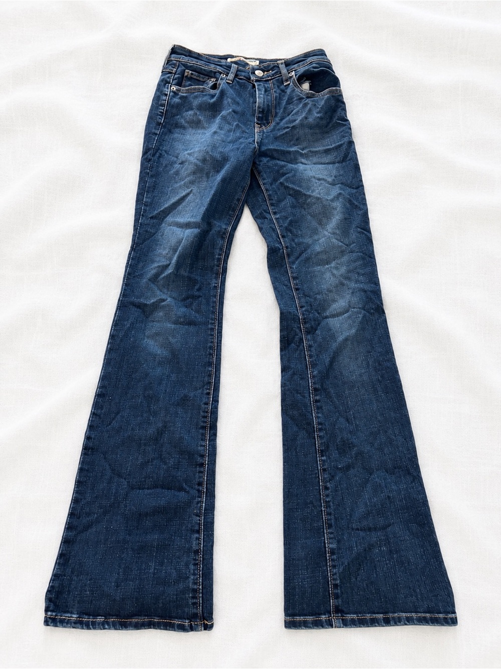 Levi's Women's Dark Blue Flare Jeans